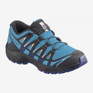 Kids' Salomon Xa Pro 3D J Trail Running Shoes Blue | CDNA-83467