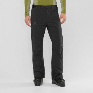 Men's Salomon Brilliant Pants Black | WLYM-91752