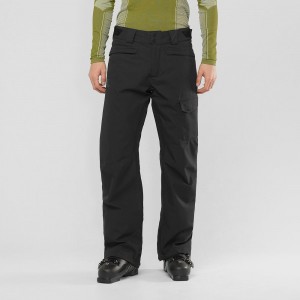 Men's Salomon Highasard M Pants Black | TMQE-72468