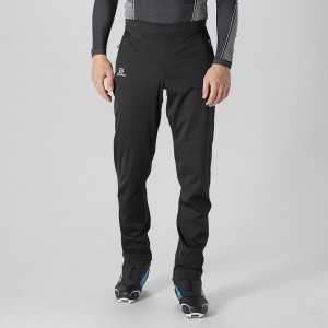 Men's Salomon Rs Softshell M Pants Black | LQTM-81630