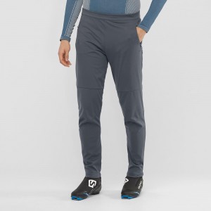 Men's Salomon Rs Softshell M Pants Gray | XAZS-03692