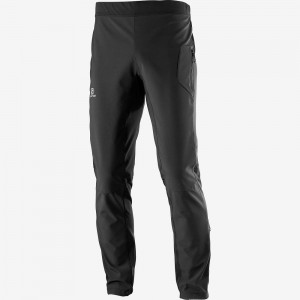 Men's Salomon Rs Warm Softshell M Pants Black | JBVF-47901