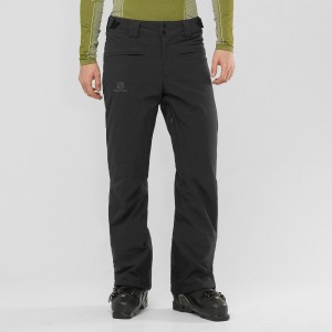 Men's Salomon Untracked M Pants Black | UGAD-92170