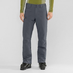 Men's Salomon Untracked M Pants Gray | BFSZ-14376