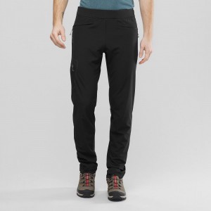 Men's Salomon Wayfarer As Tapered M Pants Black | WIDN-35082