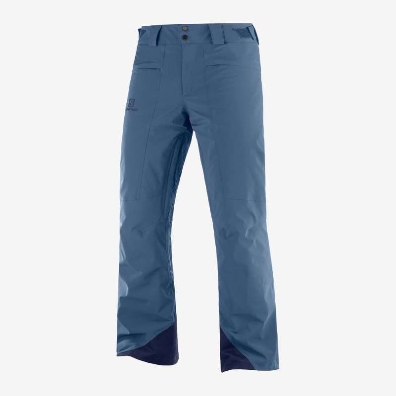 Men's Salomon Brilliant Pants Navy | HVUM-97841