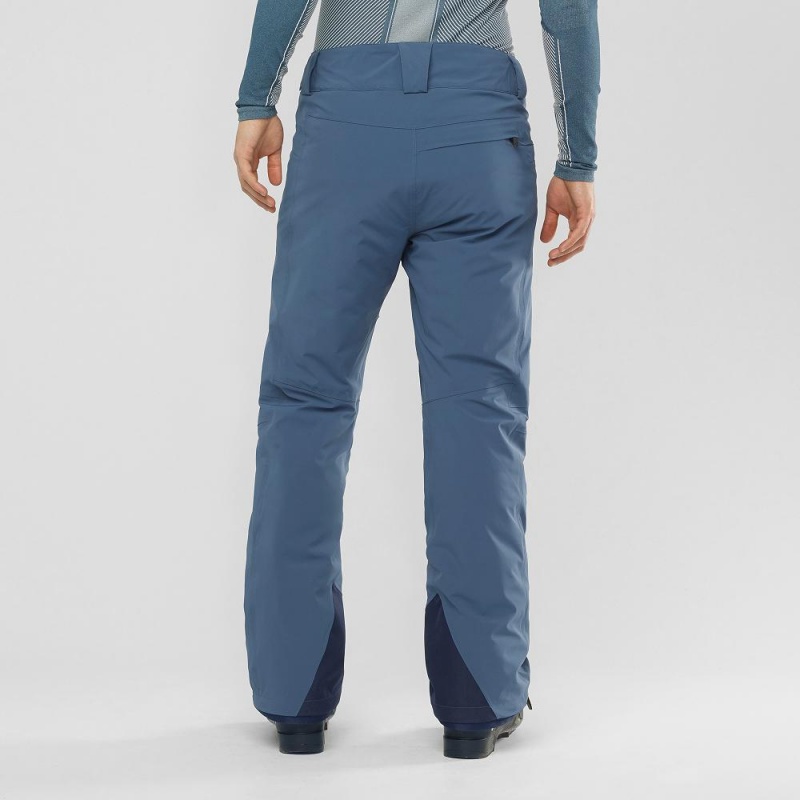 Men's Salomon Brilliant Pants Navy | HVUM-97841