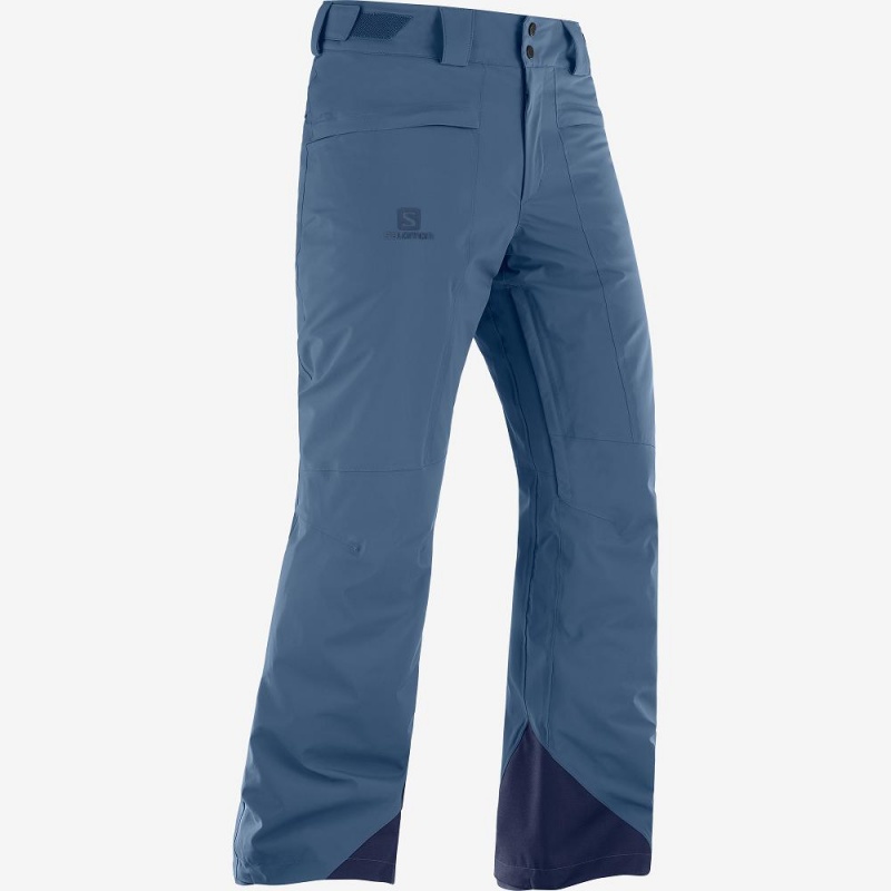 Men's Salomon Brilliant Pants Navy | HVUM-97841