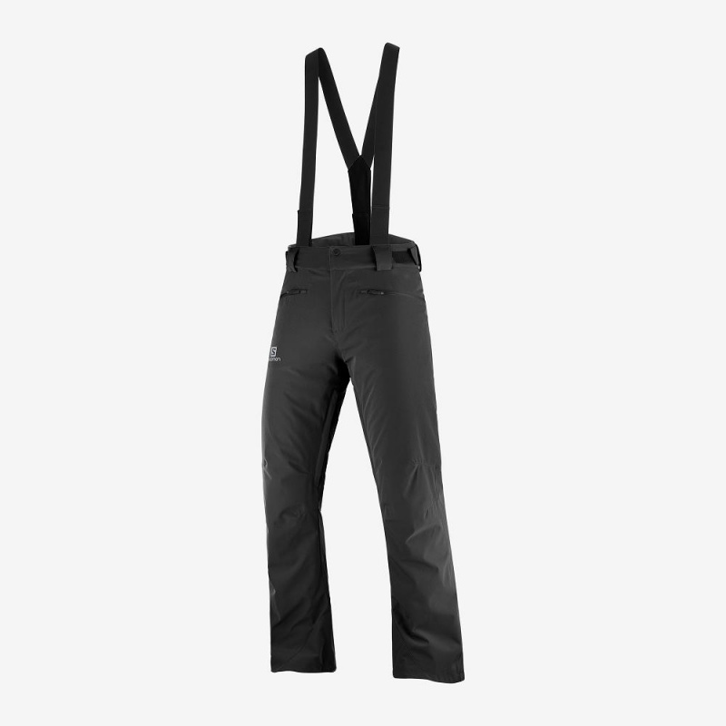 Men's Salomon Edge Pants Black | VMBO-86541