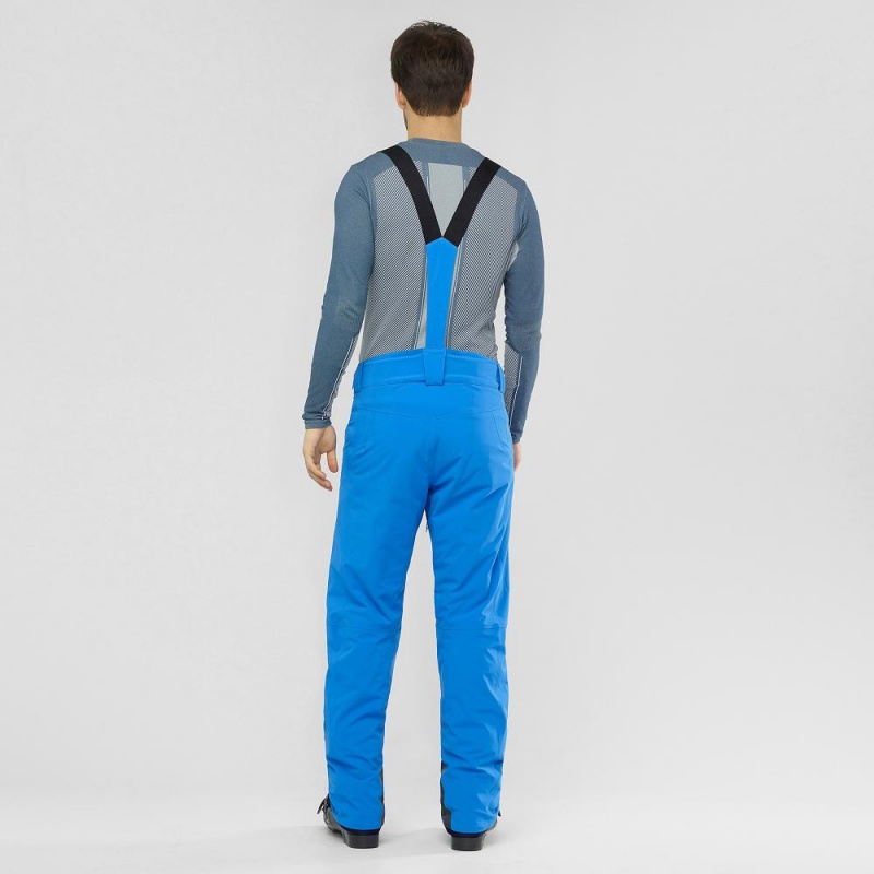 Men's Salomon Force Pants Blue | ZSEX-16792