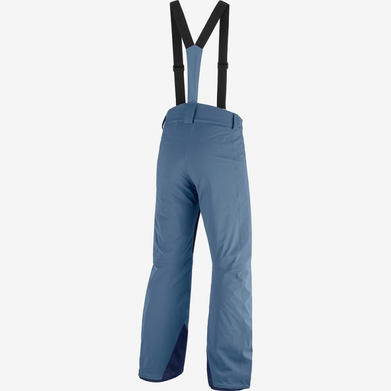 Men's Salomon Force Pants Navy | MNLS-52437