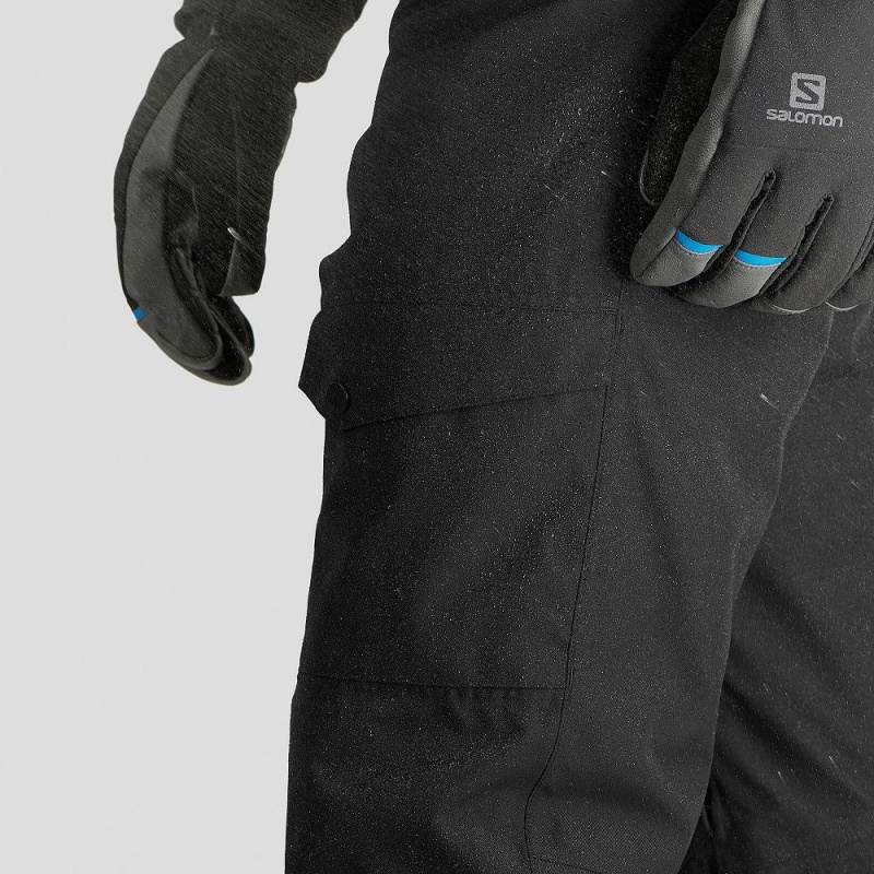 Men's Salomon Highasard M Pants Black | TMQE-72468