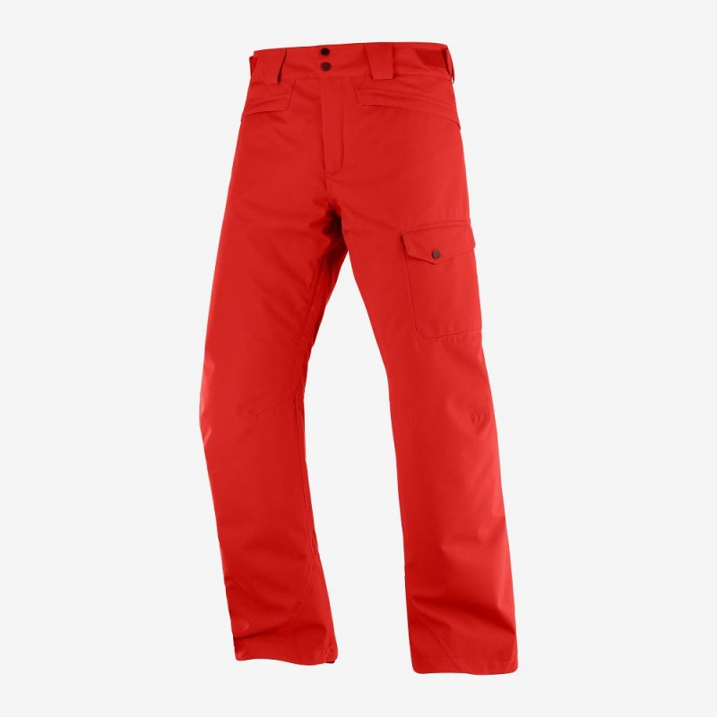 Men's Salomon Highasard M Pants Red | WDTB-35714