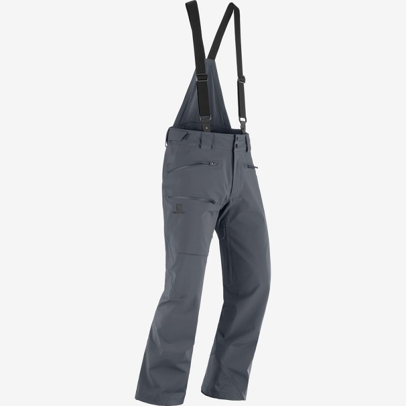 Men's Salomon Outlaw 3L Pants Gray | RTIH-45928