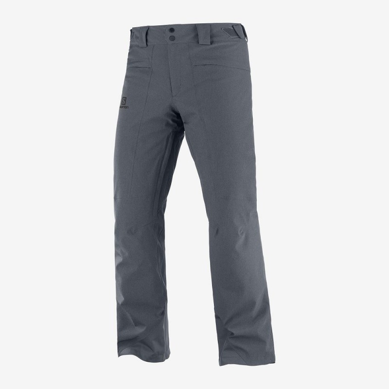 Men's Salomon Untracked M Pants Gray | BFSZ-14376