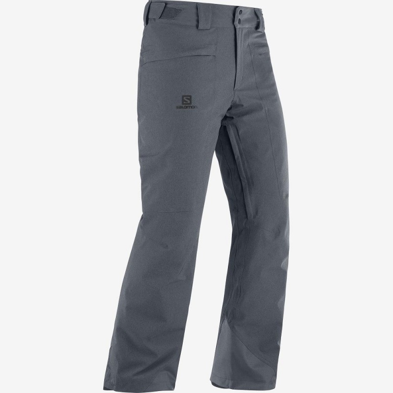 Men's Salomon Untracked M Pants Gray | BFSZ-14376