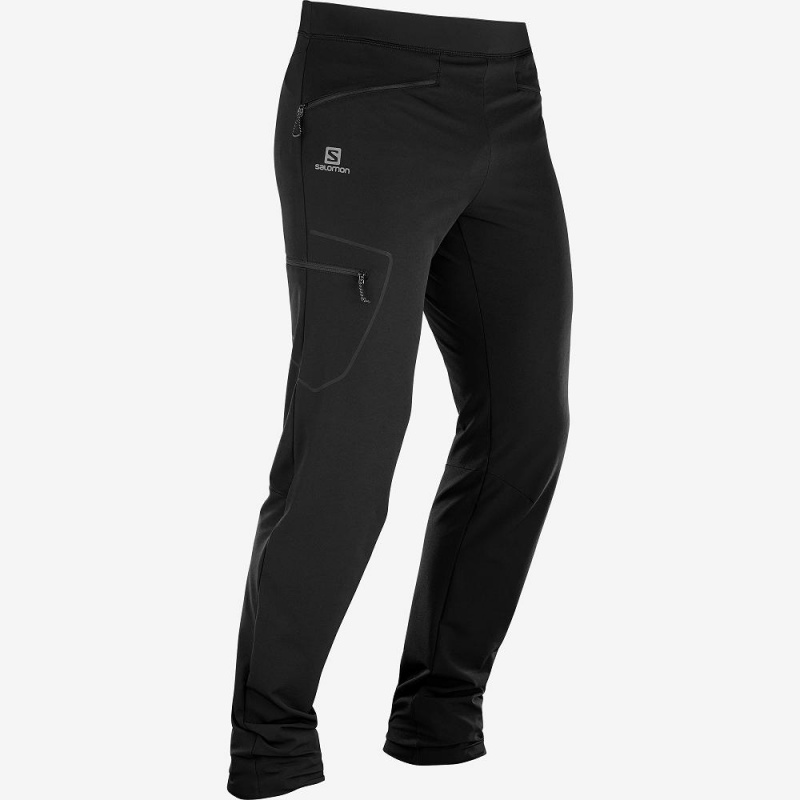 Men's Salomon Wayfarer As Tapered M Pants Black | WIDN-35082